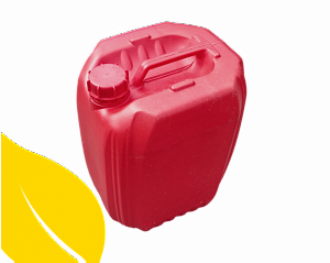 Пластиковая красная канистра с ребрами жесткости 25 литров Б/У
