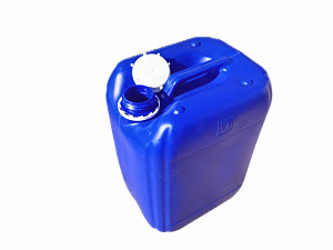 Пластиковая синяя канистра 20 литров Б/У